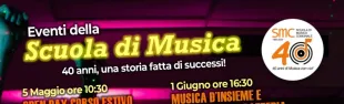 Eventi della Scuola di Musica (SMC): maggio - giugno 2024