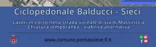 ciclopedonale sieci -Balducci. lavori in corso