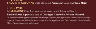 Pontassieve, 4 luglio 2024. La mostra in sala delle colonne diventa “assenza rivelata” in un recital d’arte e poesia