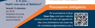 Open Day ISS Ernesto Balducci di Pontassieve 2024