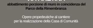 Lavori in via aretina in coincidenza del Parco della Rimembranza