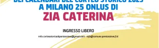 Pontassieve, 19 febbraio 2025. Consegna del ricavato delle vendite del Calendario 2025 a Zia Caterina