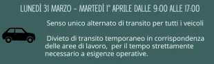 Via del Palagio in Colognole, lavori di somma urgenza lungo la strada