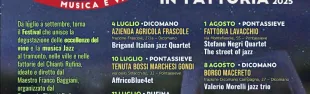 Jazz in Fattoria dal 4 luglio al 5 settembre 2025 in Valdisieve