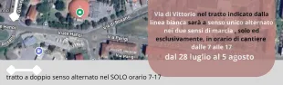 via di vittorio - stadio 
