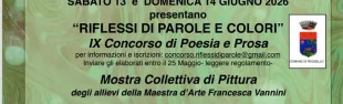 Concorso nazionale di poesia e prosa “Riflessi di Parole e Colori” 2026