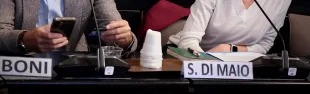 I consiglieri metropolitani Carlo Boni e Sara Di Maio