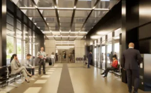 Stazione ferroviaria di Pontassieve. Rendering