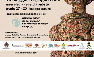 IO MI RIFIUTO Una mostra diffusa tra arte, ambiente e cittadinanza attiva. A Pontassieve e Pelago, dal 10 maggio all’8 giugno 2025