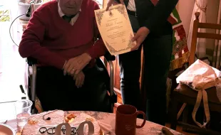 100 candeline per Ubaldo Ferraresi. Pontassieve 18 maggio 2025