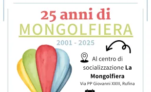 25 anni del Centro di socializzazione La Mongolfiera. 03/07/2025