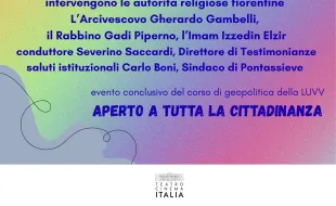 Il contributo delle religioni in questo mondo tormentato. Pontassieve 10/12/2025