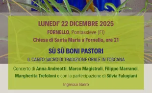 Sù sù boni pastori. Pontassieve, 22 dicembre 2025