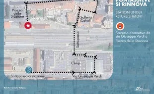 RFI: chiusura del sottopassaggio della stazione di Pontassieve