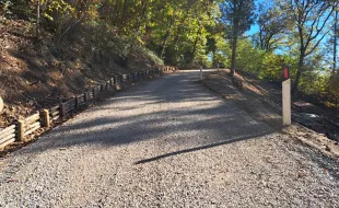 Pontassieve, 11/12/2025. Riaperta al traffico via del Sasso dopo i lavori di consolidamento della frana