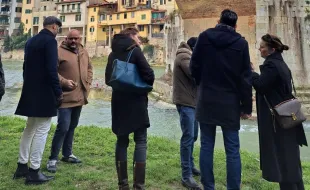 Recupero del Ponte Mediceo. Pontassieve, 12/01/2026