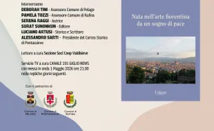 Nata nell’arte fiorentina da un sogno di pace. Pontassieve 28 aprile 2026