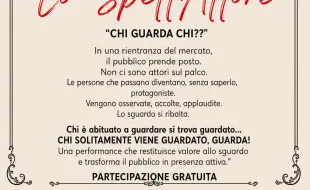 Lo SpettAttore. Pontassieve 3 e 6 giugno 2026