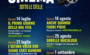 Cinema sotto le stelle 2026