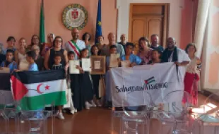 Piccoli Ambasciatori di Pace Saharawi ricevuti in Comune a Pontassieve 30/07/2026