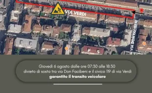 Lavori di asfaltatura in via Verdi. Pontassieve 06/08/2026