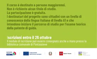 Fronte corso patente pomeriggio