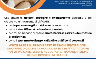 Attivo a Pontassieve lo sportello gratuito di ascolto e sostegno psicologico