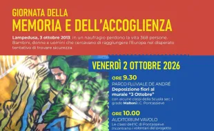 Giornata della Memoria e dell'Accoglienza 2026