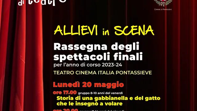 Allievi in scena. Spettacoli della scuola comunale di teatro da lunedì 20 al giovedì 23 maggio 2024