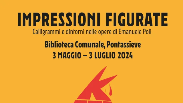 ostra di illustrazioni tipografiche del graphic designer pontassievese Emanuele 3 maggio - 3 luglio 2024