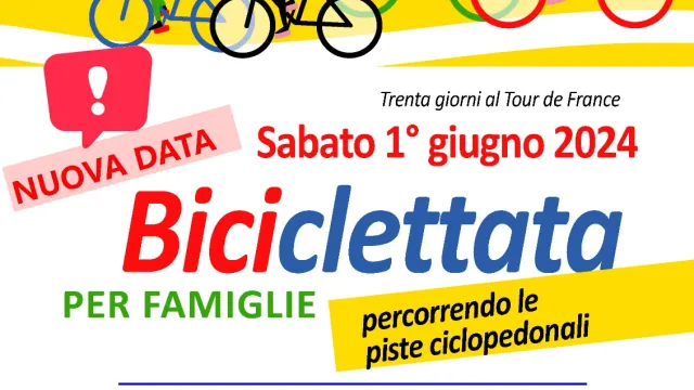 Biciclettata per le famiglie. Pontassieve, sabato 1 giugno 2024