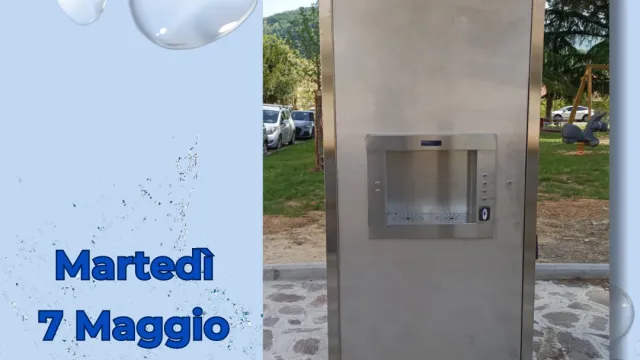 Apertura fontanello di via Sanzio