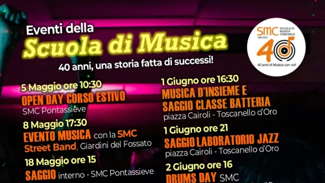 Eventi della Scuola di Musica (SMC): maggio - giugno 2024