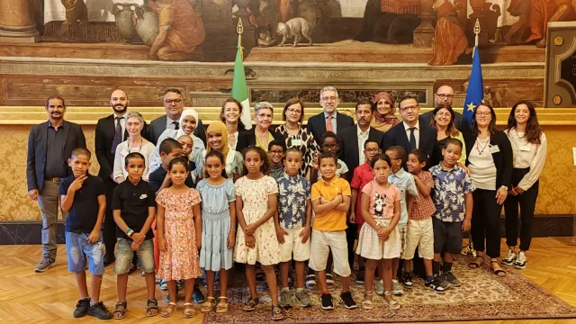 Bambini Saharawi a Roma. Luglio 2024