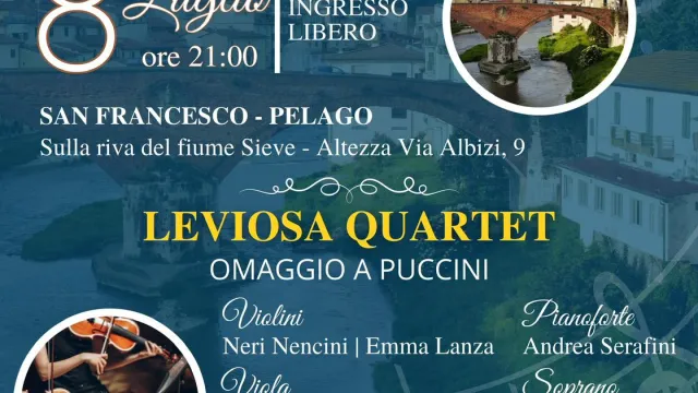 Concerto dell’Orchestra da Camera Fiorentina con Leviosa Quartet. Lunedì 8 luglio 2024