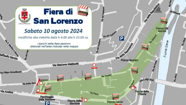 Fiera di San Lorenzo, 10 agosto 2024 a Pontassieve