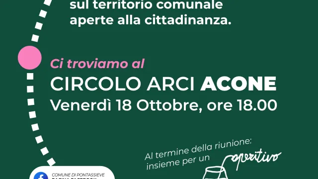 Giunta in giro. ARCI Acone, venerdì 18 ottobre 2024 ore 18.00