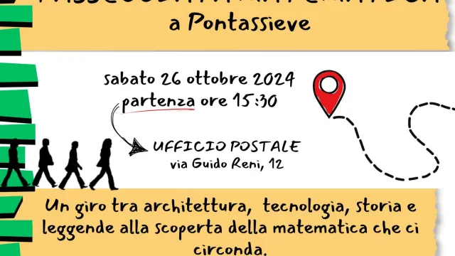 Passeggiata matematica a Pontassieve. 26/10/2024