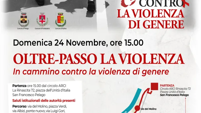 Oltre-Passo la violenza. Pontassieve 22 novembre 2024