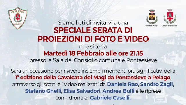 Pontassieve, 18 febbraio 2024. Corteo Storico Castel Sant'angelo di Pontassieve APS