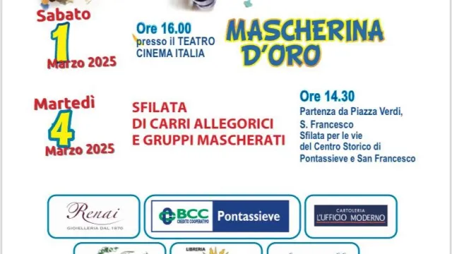 Carnevale dei Ragazzi 2025. Martedì 4 marzo grande sfilata dei carri per le vie di Pontassieve e San Francesco