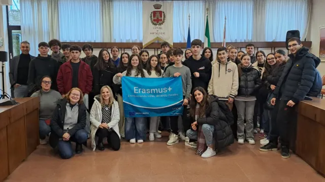 Un gruppo di studenti provenienti dalla Galizia ospiti dei coetanei dell’Istituto Balducci di Pontassieve
