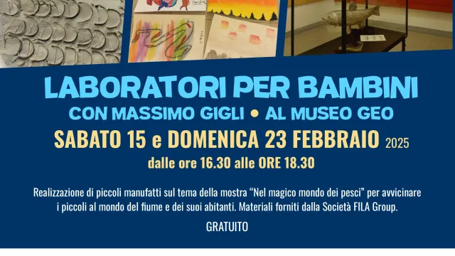 Pontassieve, laboratori per bambini con Massimo Gigli al Museo Geo