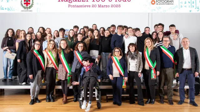 Ragazzi 100 e lode. Pontassieve 20 marzo 2025