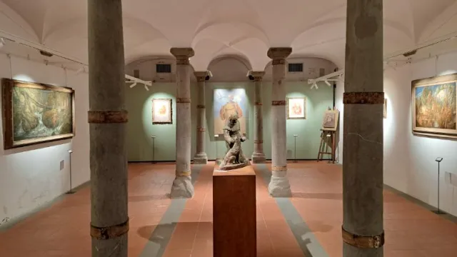 Inaugurata la mostra di Massimo Callossi. Pontassieve, 18 aprile 2025