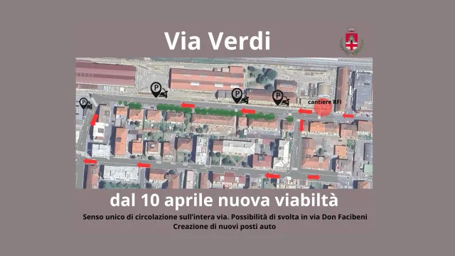 Pontassieve, dal 10 aprile 2025. Modifiche alla viabilità in via Verdi