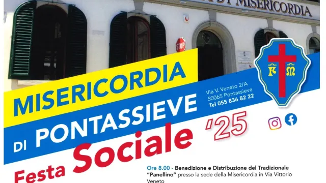 Festa Sociale della Confraternita di Misericordia di Pontassieve, 11 maggio 2025