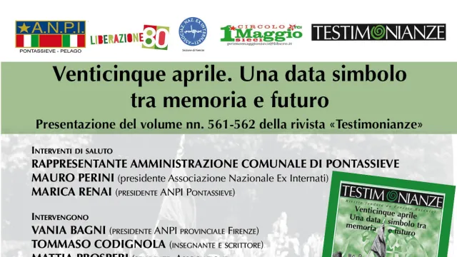 Venticinque aprile. Una data simbolo tra memoria e futuro