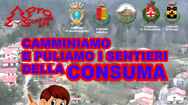 VII edizione Camminiamo e puliamo i sentieri della Consuma