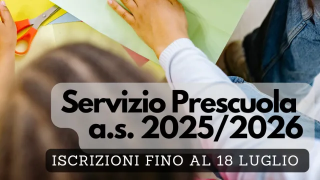 Apertura iscrizioni servizio prescuola a.s. 2025/2026